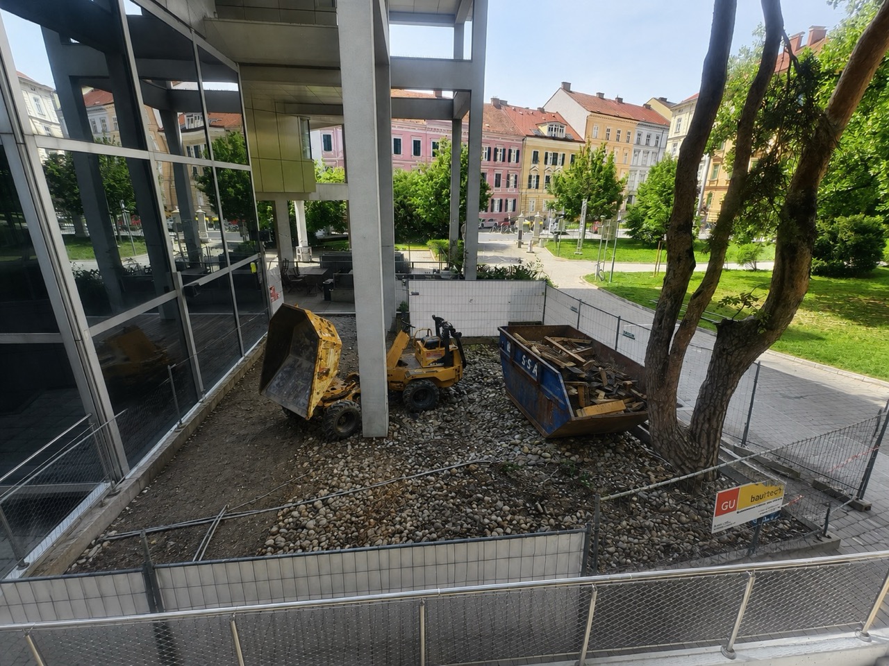 Aus abgewohnt|wird angekommen. — vorher